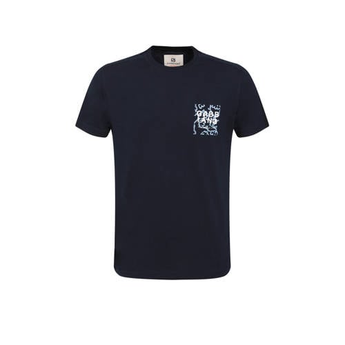 GABBIANO T-shirt met printopdruk navy