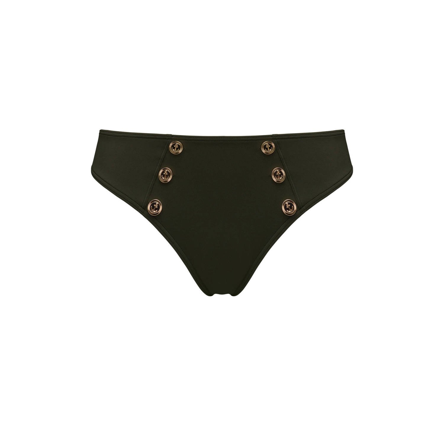 Marlies Dekkers royal navy 5 cm bikini slip seaweed green