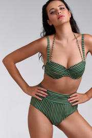thumbnail: marlies dekkers high waist bikinibroekje Holi Vintage donkergroen