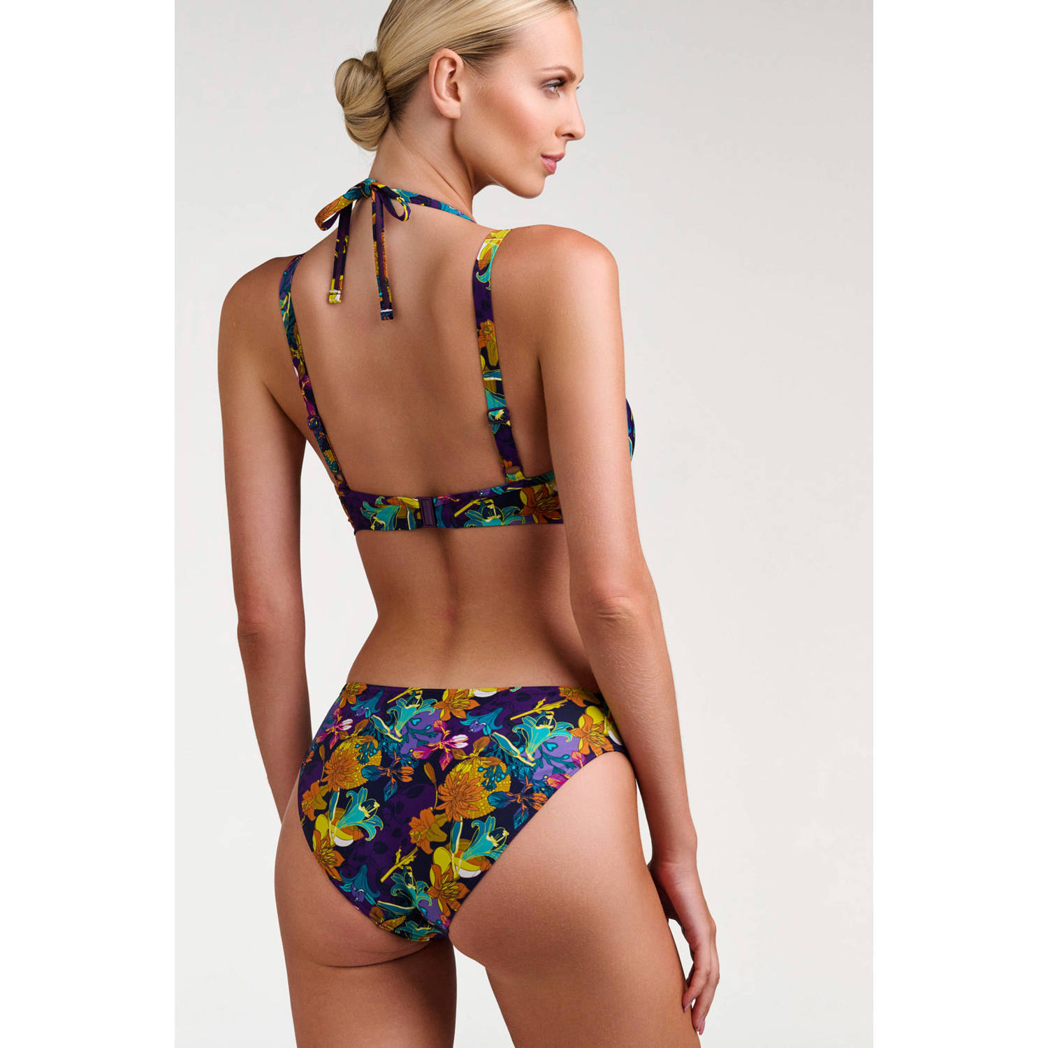 marlies dekkers bikinibroekje Acapulco paars oker groen