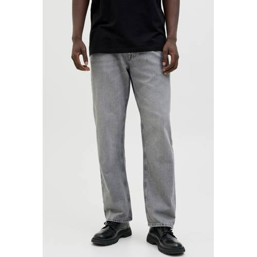 JACK & JONES JEANS INTELLIGENCE relaxed fit jeans JJICHRIS JJORIGINAL grey denim afbeelding