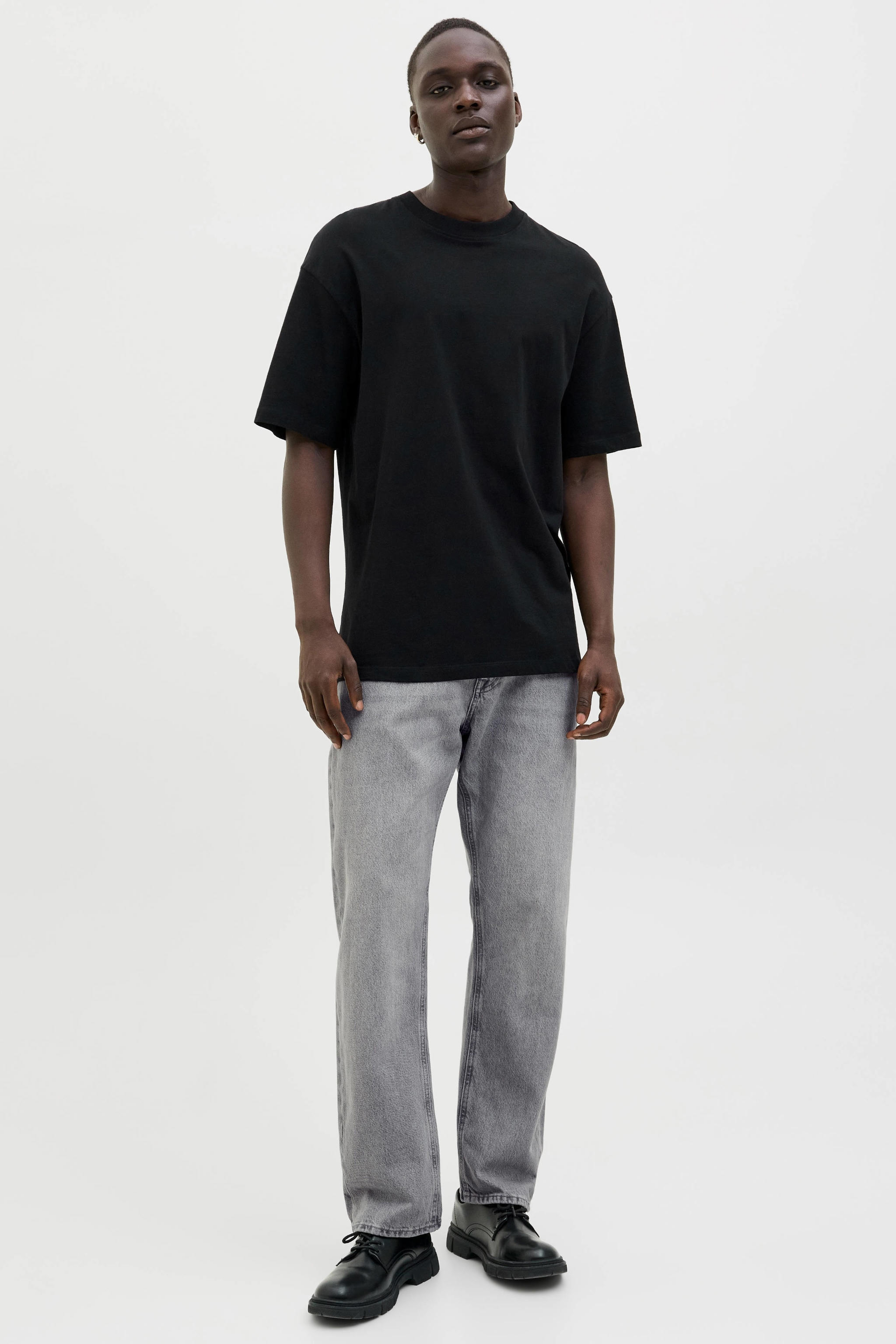 JACK & JONES Heren Relaxed Fit Jeans JJICHRIS JJORIGINAL AM 387 Relaxed Fit Jeans, Grey denim, 34W / 32L JACK & JONES Heren Relaxed Fit Jeans JJICHRIS JJORIGINAL AM 387 Relaxed Fit Jeans, Grey denim, 34W / 32L