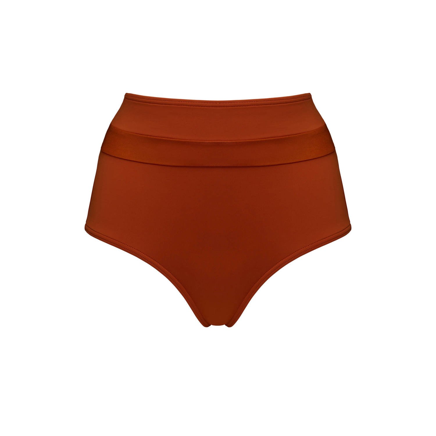 marlies dekkers high waist bikinibroekje Cache Coeur brique