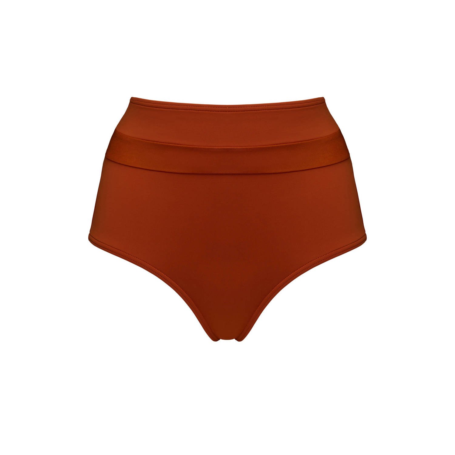 Marlies Dekkers cache coeur high waist bikini slip burnt orange