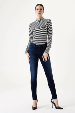 slim fit jeans dark blue denim