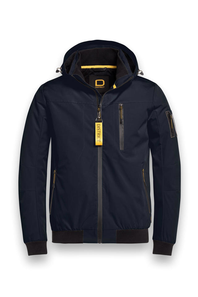 District tussenjas donkerblauw wehkamp