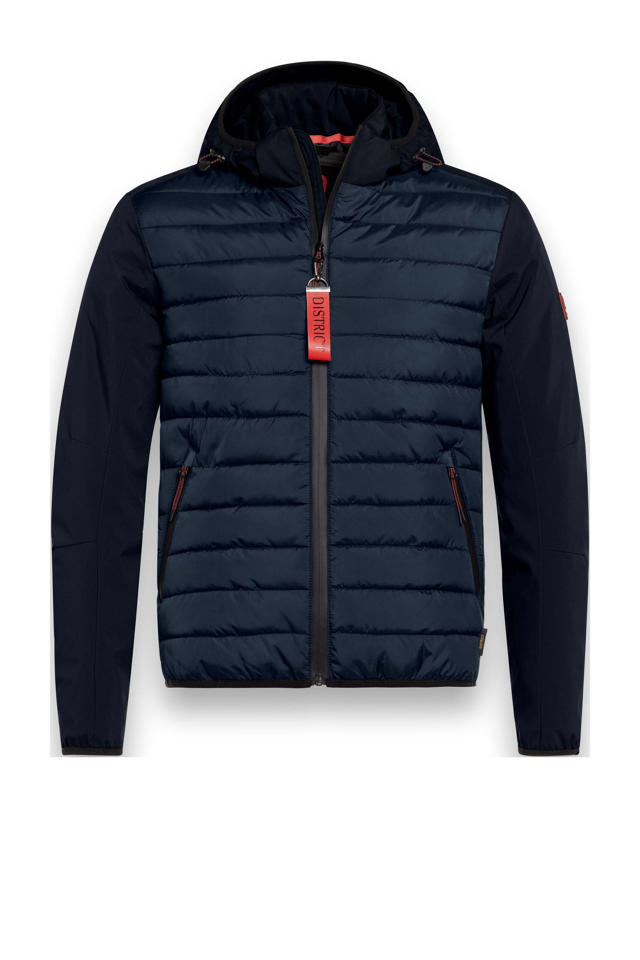 District jas TRACK navy kopen? Morgen in huis wehkamp