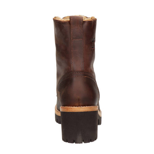 Panama Jack Padma B12 leren veterboots bruin afbeelding