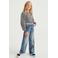 WE Fashion Blue Ridge high waist loose fit jeans green cast denim
