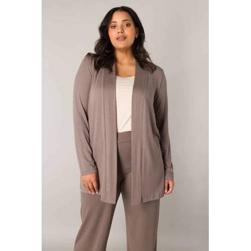 Base Level Curvy vest taupe afbeelding