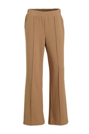 wide leg pantalon beige