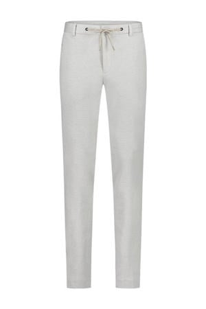 gemêleerde regular fit chino stone