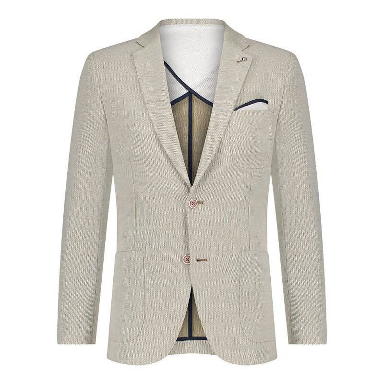 Blue Industry slim fit colbert sand