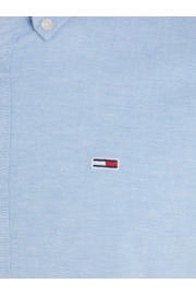 thumbnail: Tommy Jeans slim fit overhemd met katoen perfume blue