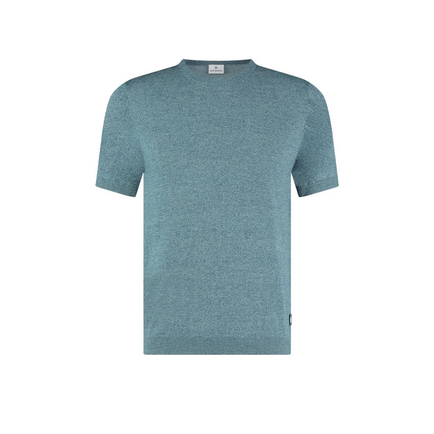 Blue Industry gemêleerd T-shirt ocean