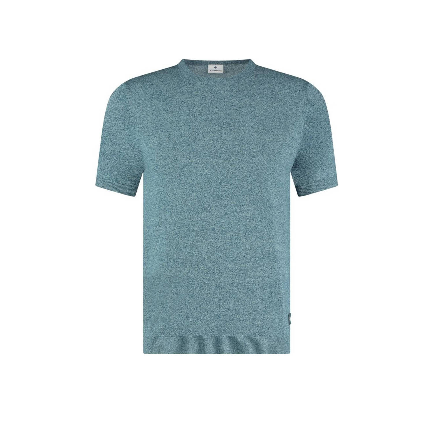 Blue Industry gemêleerd T-shirt ocean