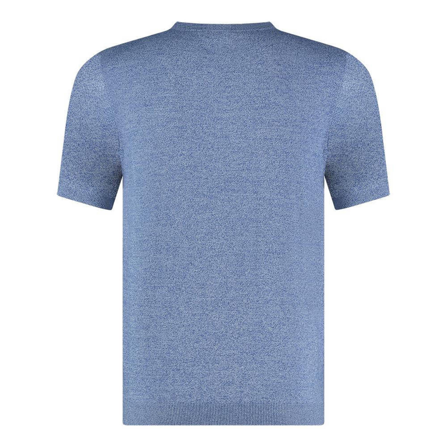 Blue Industry gemêleerd T-shirt cobalt