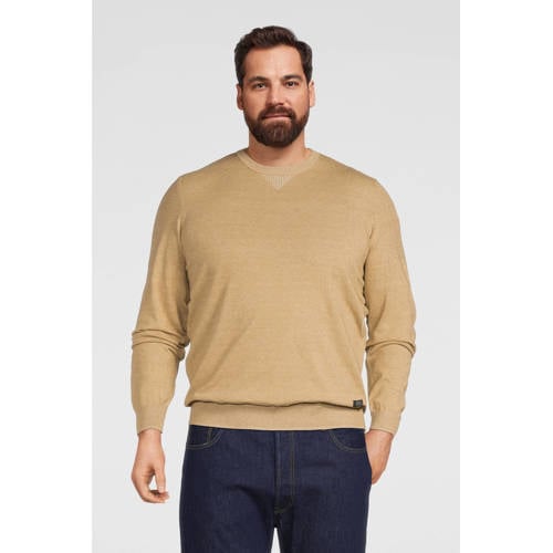Blend Big gemêleerde fijngebreide trui Plus Size oyster gray afbeelding