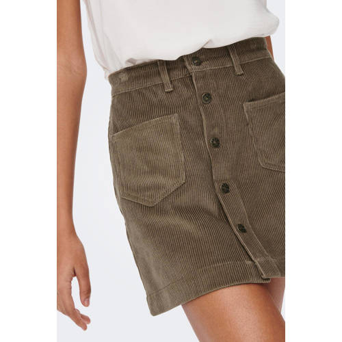 ONLY corduroy mini rok ONLAMAZING afbeelding