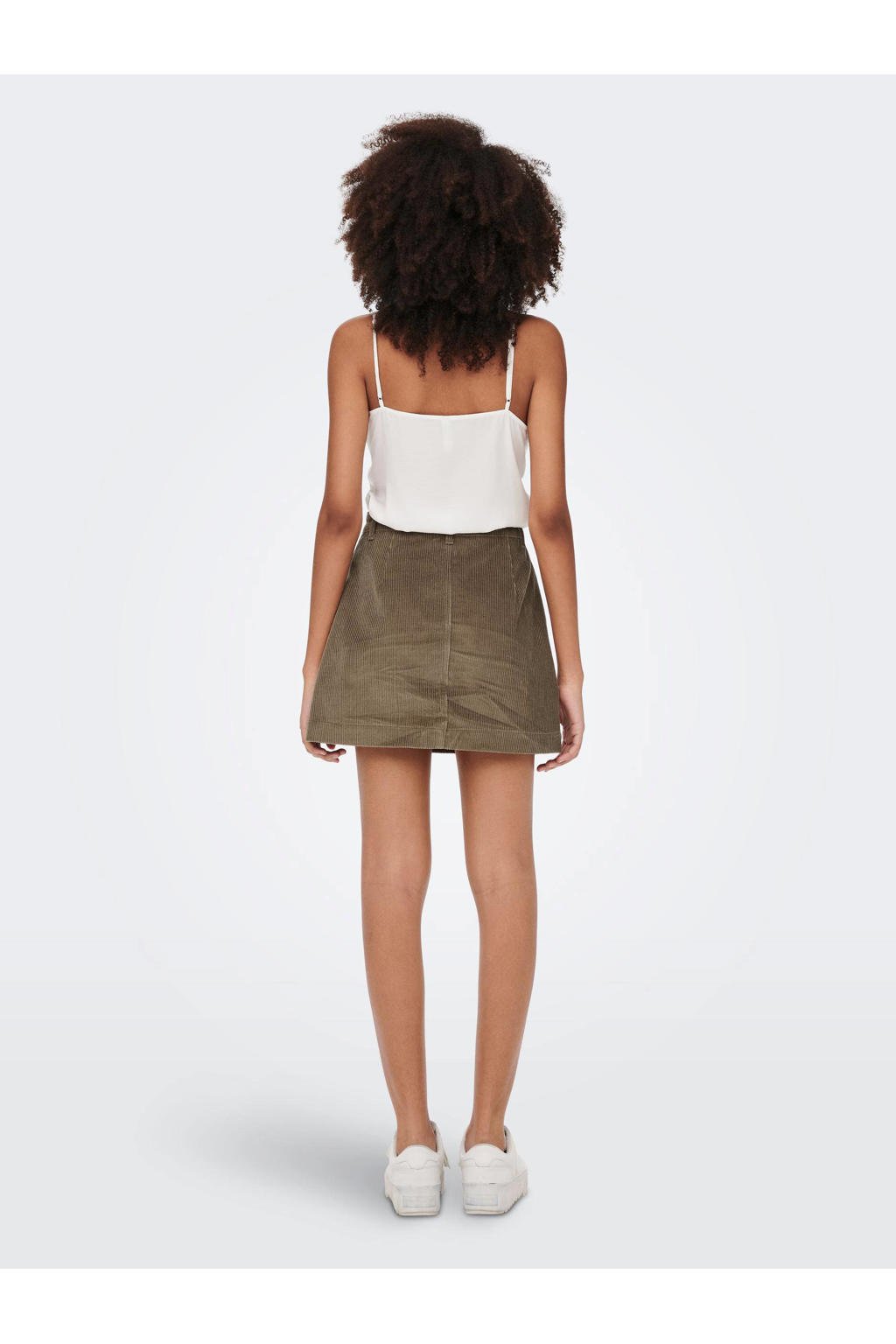 ONLY corduroy mini rok ONLAMAZING | wehkamp