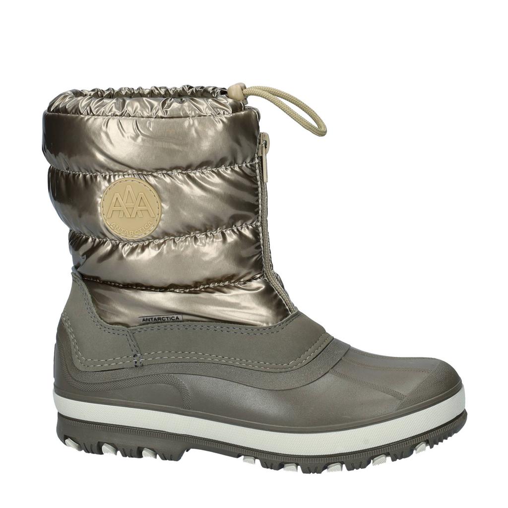Gouden meisjes Antarctica snowboots van nylon met ritssluiting