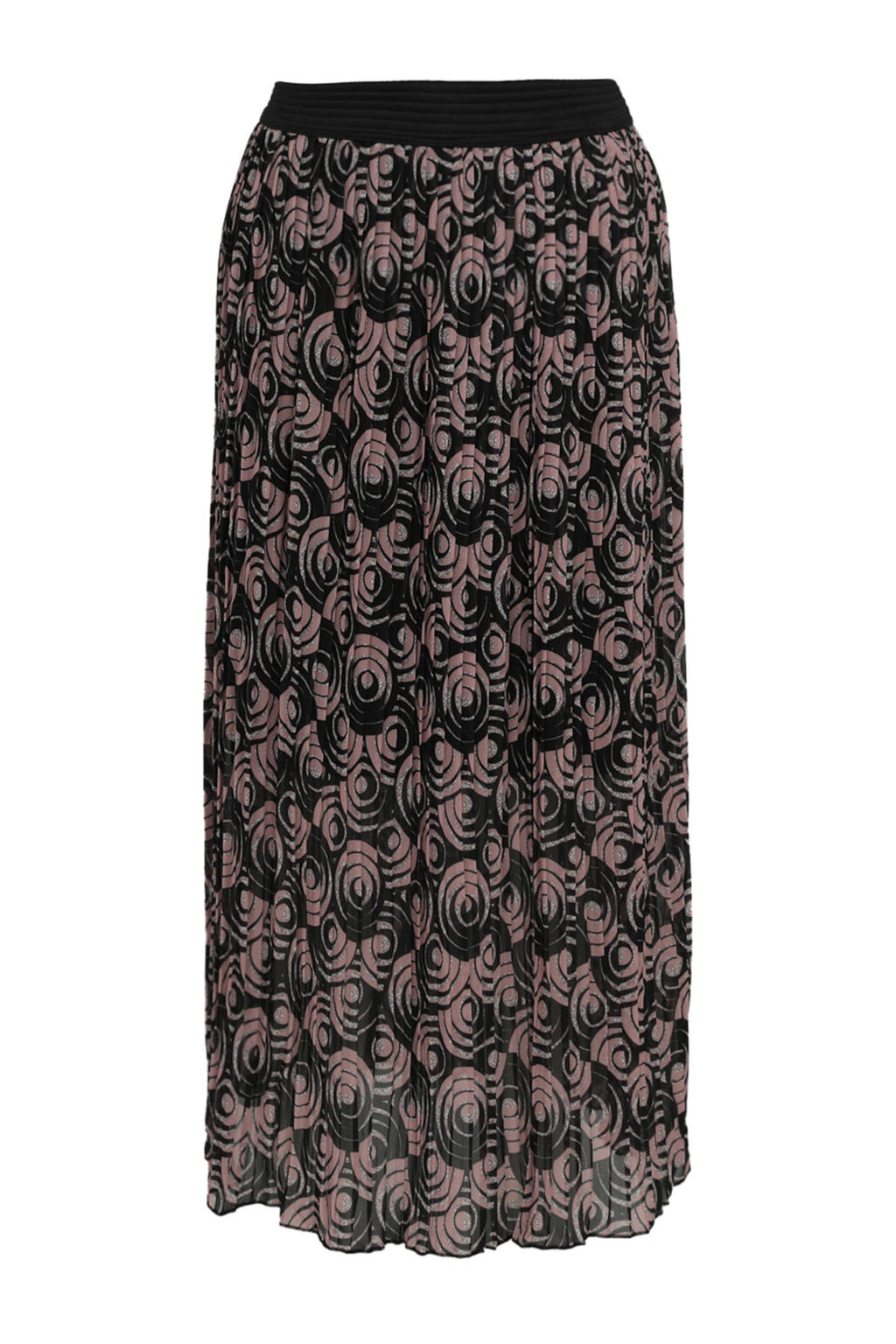 Cassis rok met grafische print roze/zwart