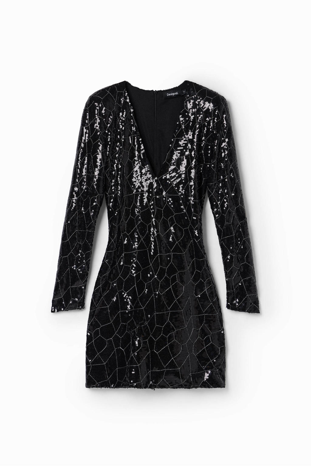 Vrouwen Pailletten Gatsby jaren 1920 Jurk Lake Blue Spaghetti