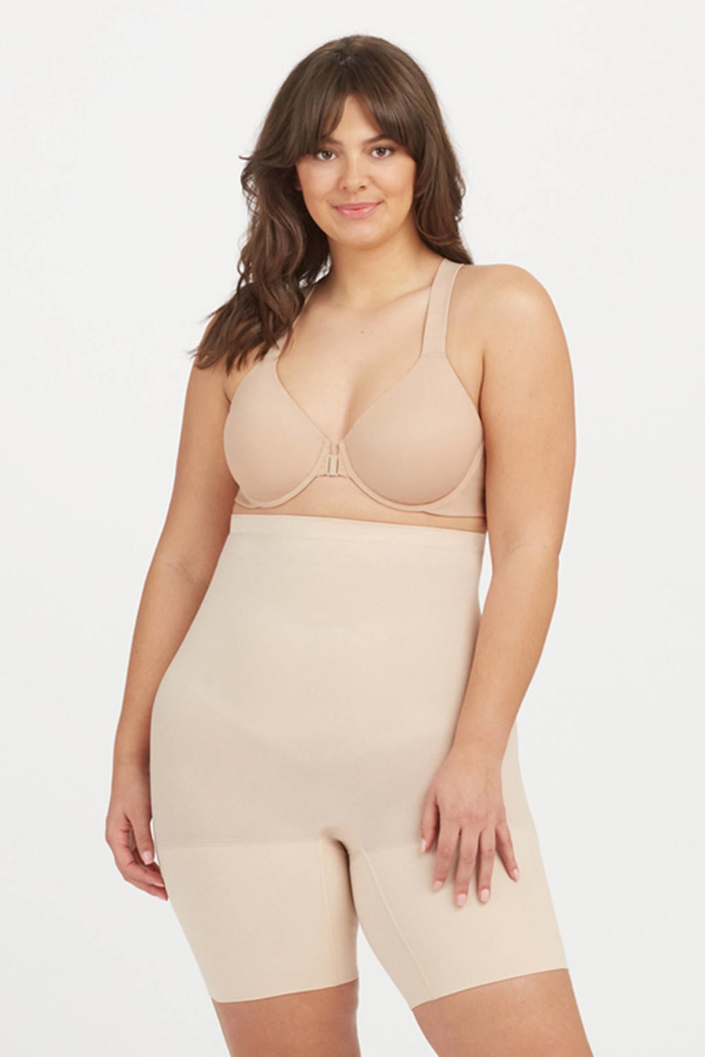 SPANXsculpt™ Seamless Power seamless high waist sterk corrigerende short lichtbeige