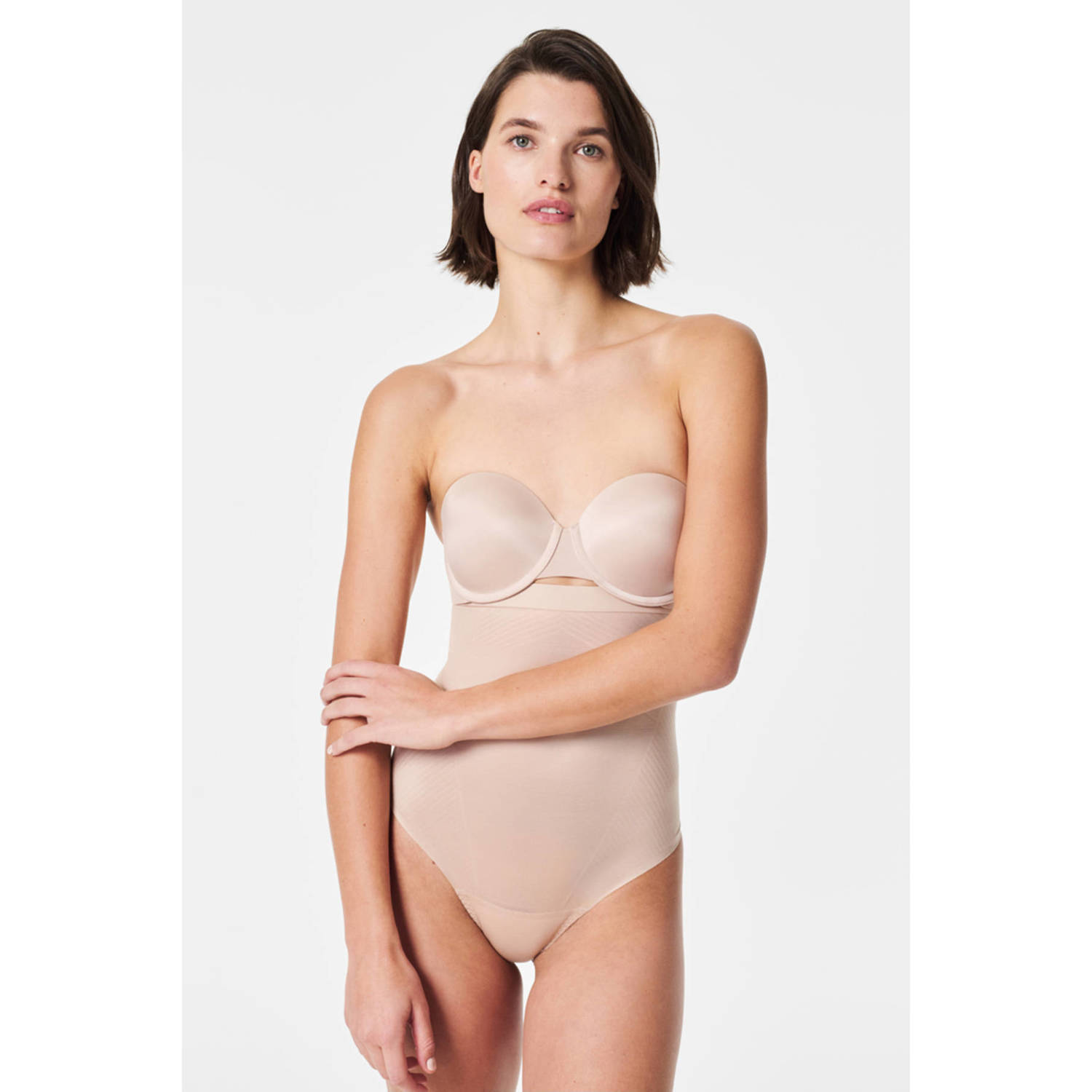 SPANX Thinstincts 2.0 high waist medium corrigerende string beige