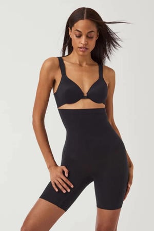 seamless high waist sterk corrigerende short zwart