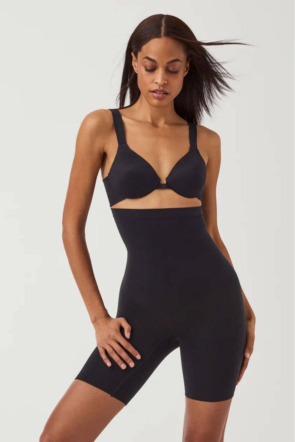 SPANXsculpt™ Seamless Power seamless high waist sterk corrigerende short zwart