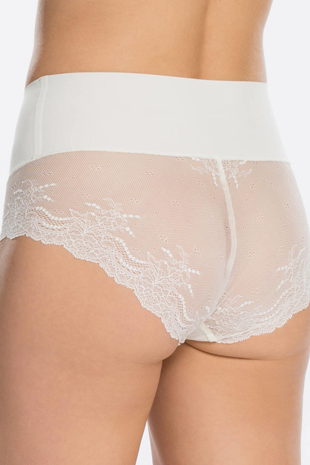 SPANX licht corrigerende Lace Hi-Hipster gebroken wit