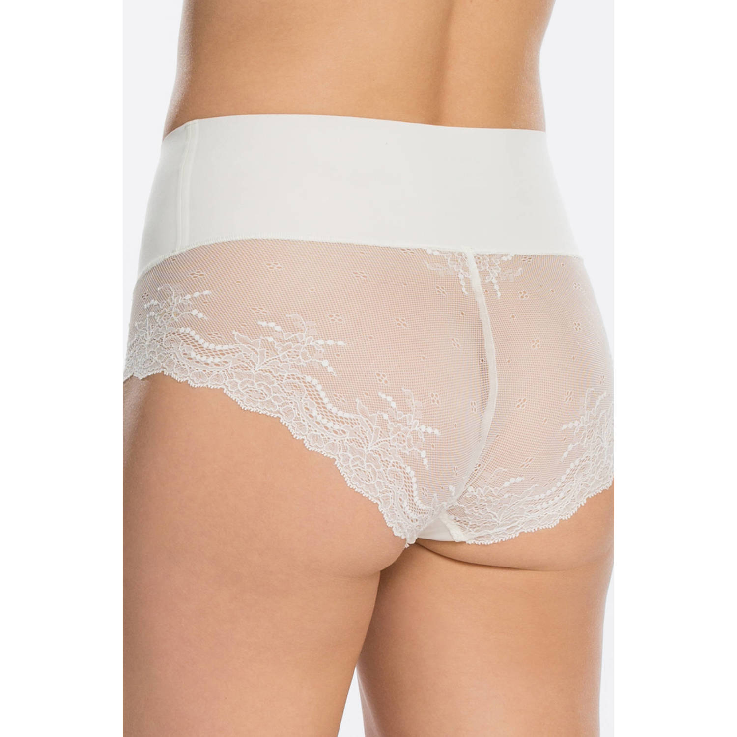 SPANX Undie-tectable licht corrigerende Lace Hi-Hipster gebroken wit