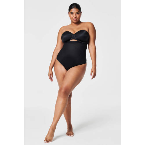 SPANX Thinstincts 2.0 high waist medium corrigerende string zwart afbeelding