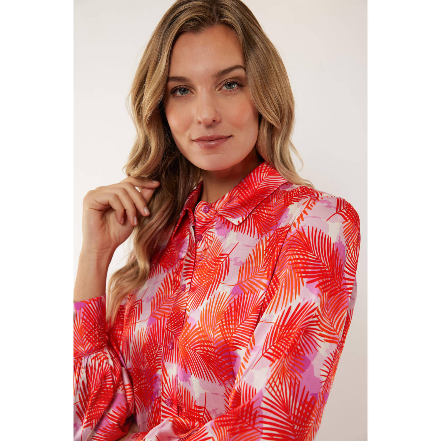 G-maxx blouse Berrin met all over print rood