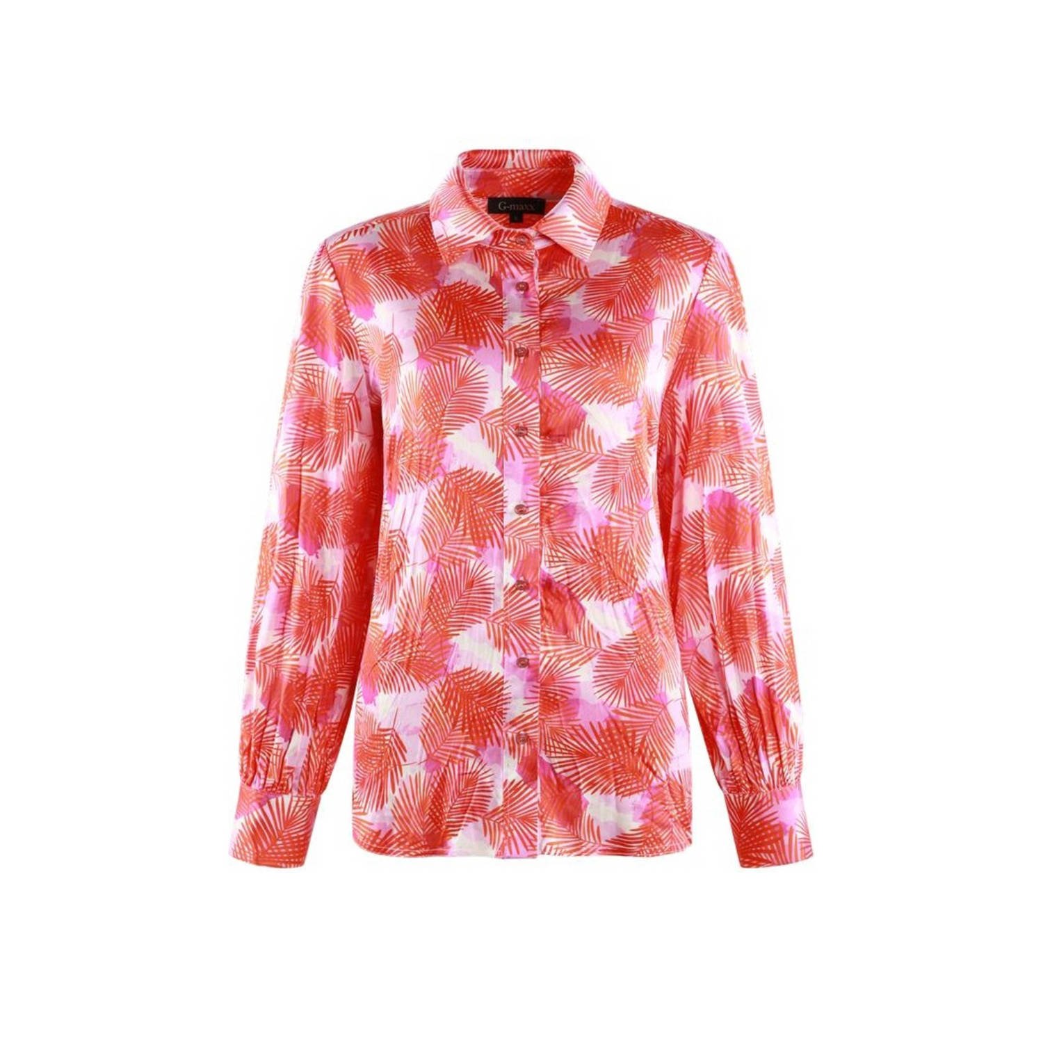 G-maxx blouse Berrin met all over print rood