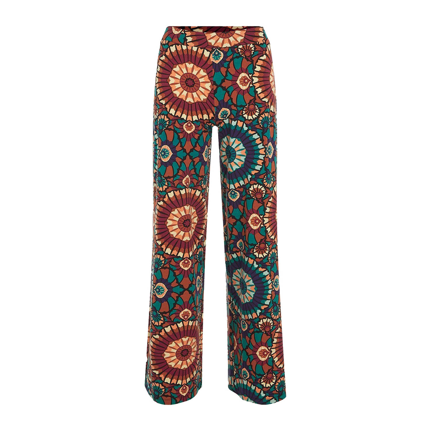 King Louie loose fit broek Sara Pants Torini met all over print multi