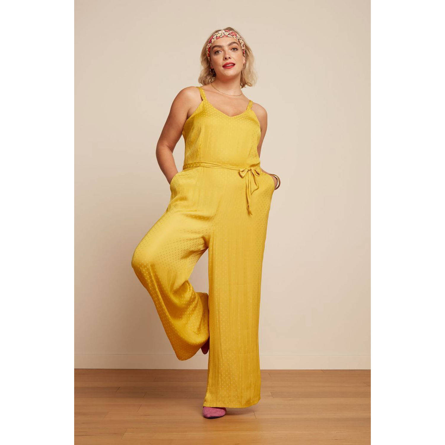 King Louie jumpsuit geel