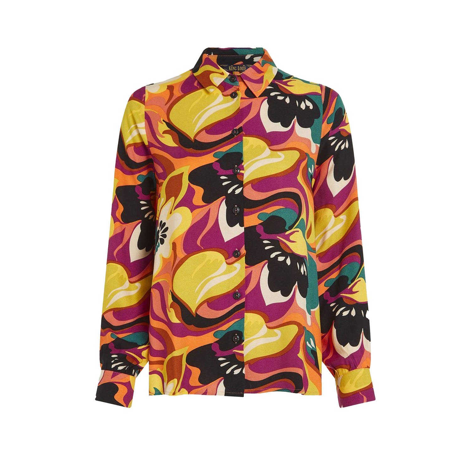 King Louie blouse Maisie Blouse Aurelio met all over print multi