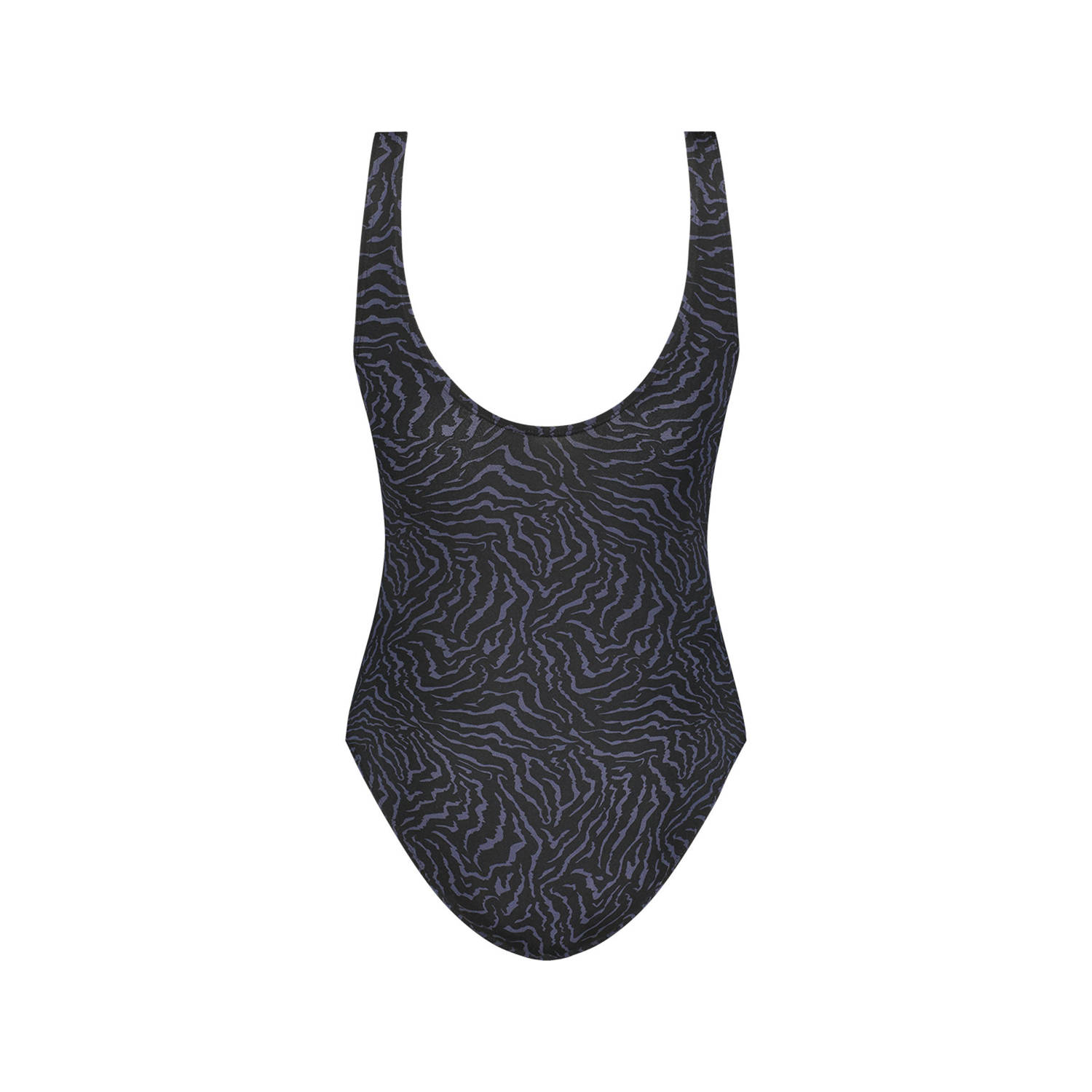 ten Cate Swim Tweka badpak zwart grijs