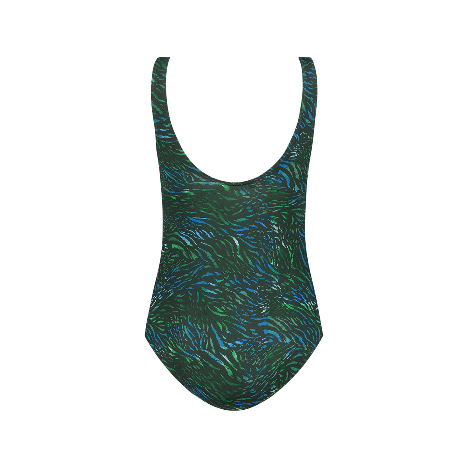 ten Cate Swim Tweka badpak donkerblauw groen