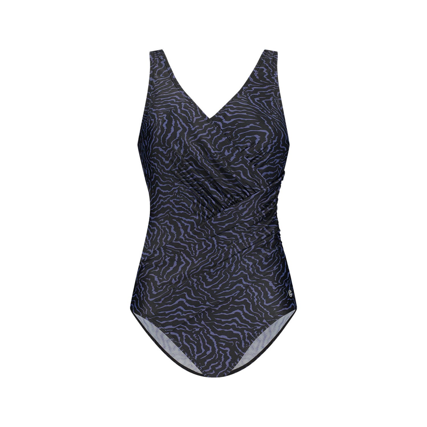 ten Cate Swim Tweka corrigerend badpak zwart donkerblauw