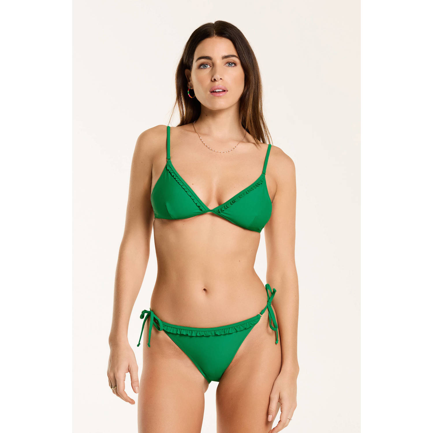 Shiwi voorgevormde triangel bikini Romy groen