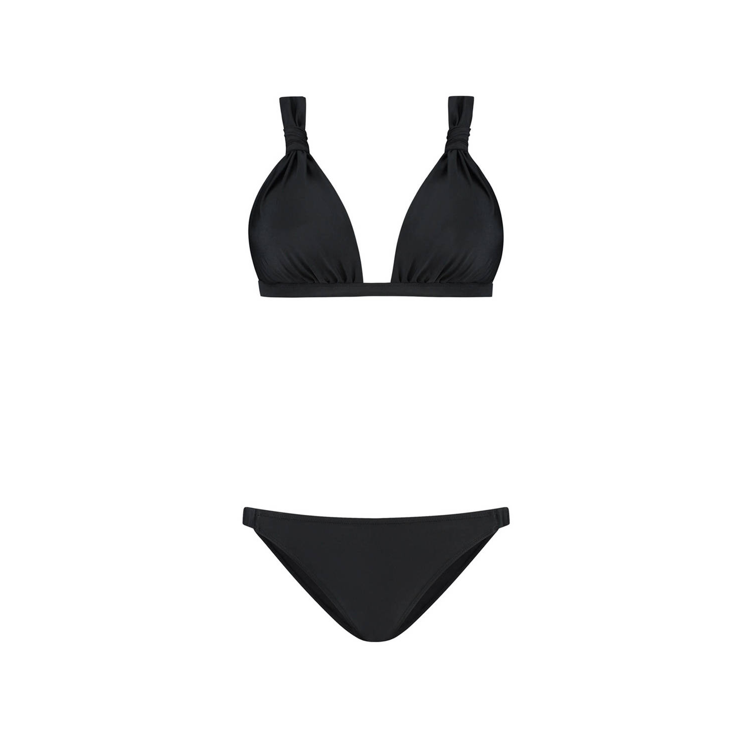 Shiwi voorgevormde triangel bikini Kiki zwart