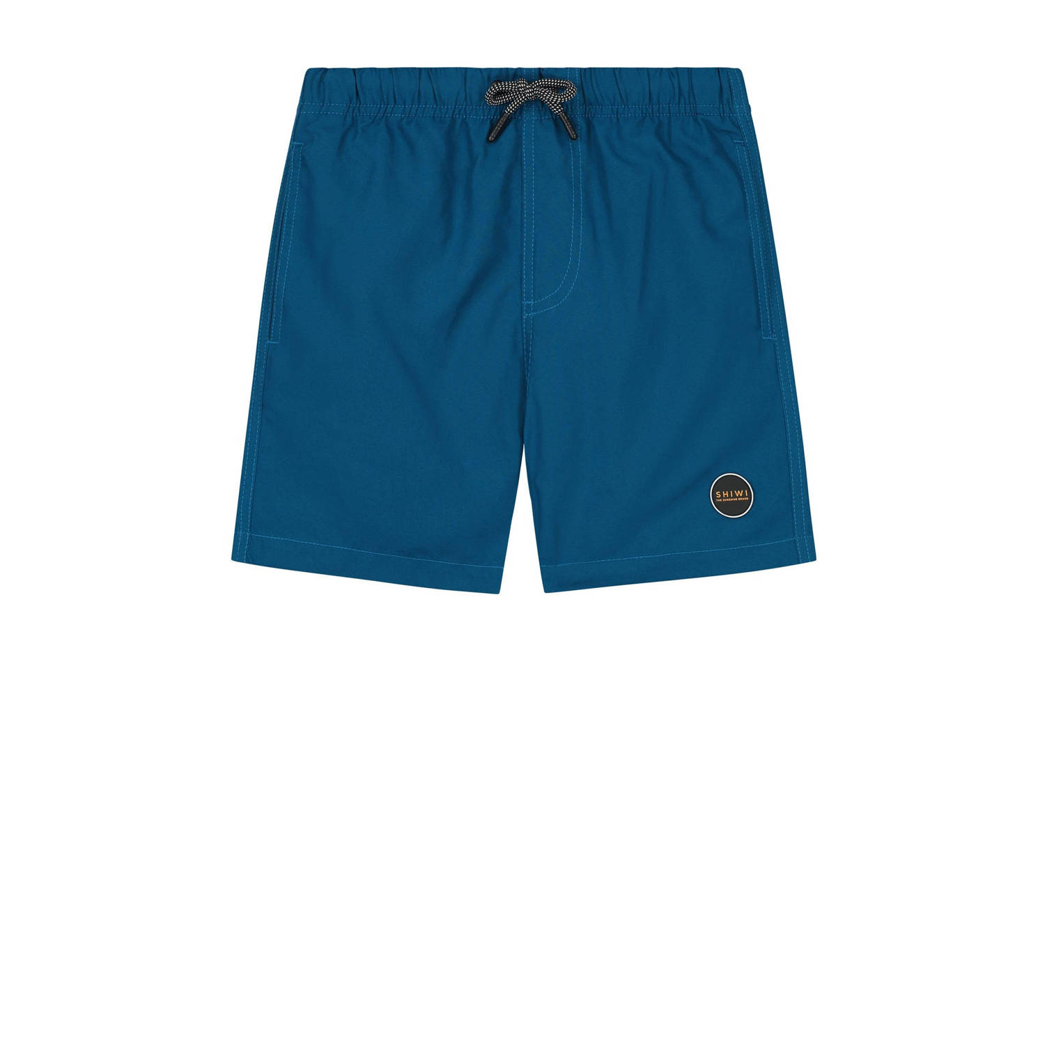 Shiwi zwemshort Mike petrol Blauw Jongens Gerecycled polyester Effen 158 164