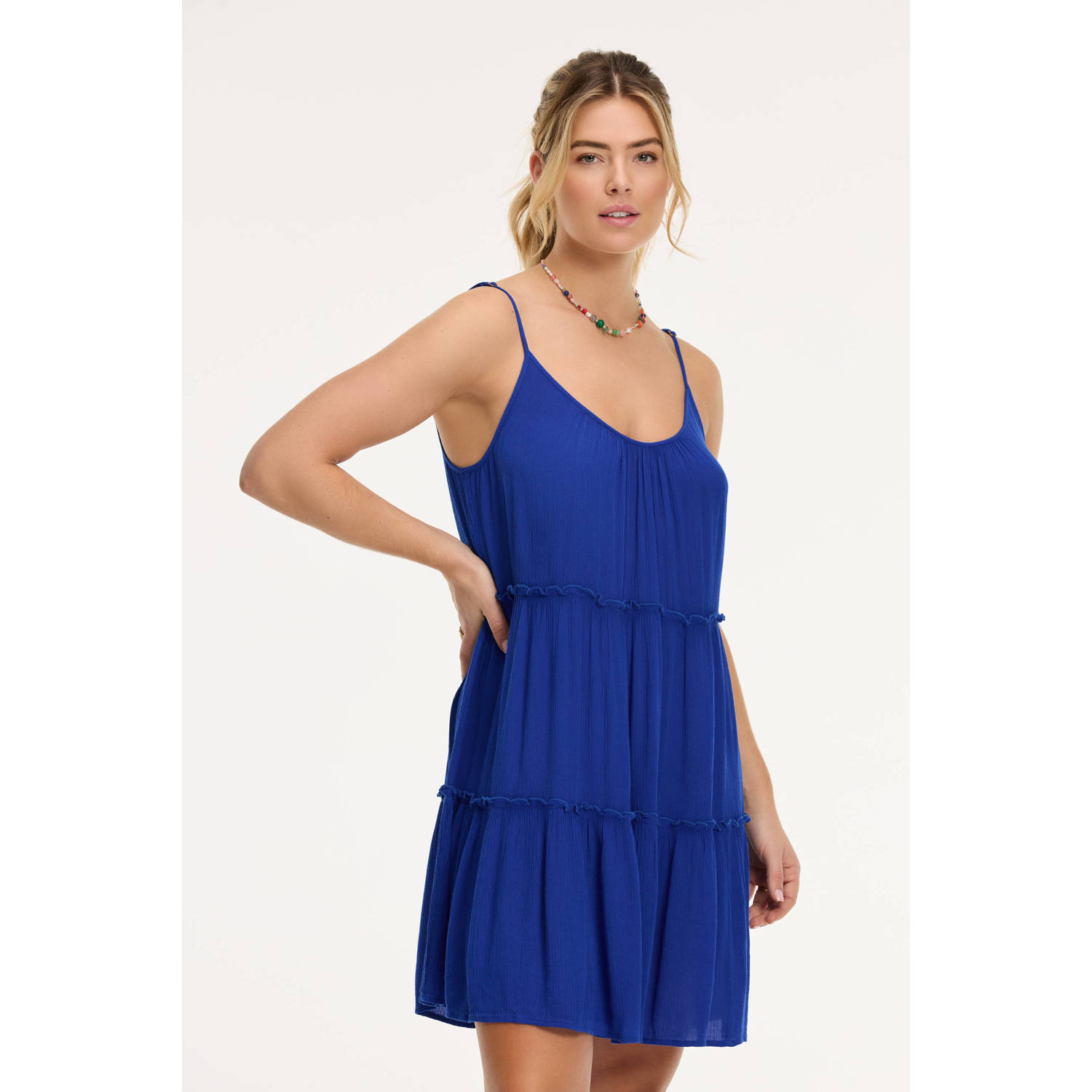 Shiwi strandjurk Seychelles blauw