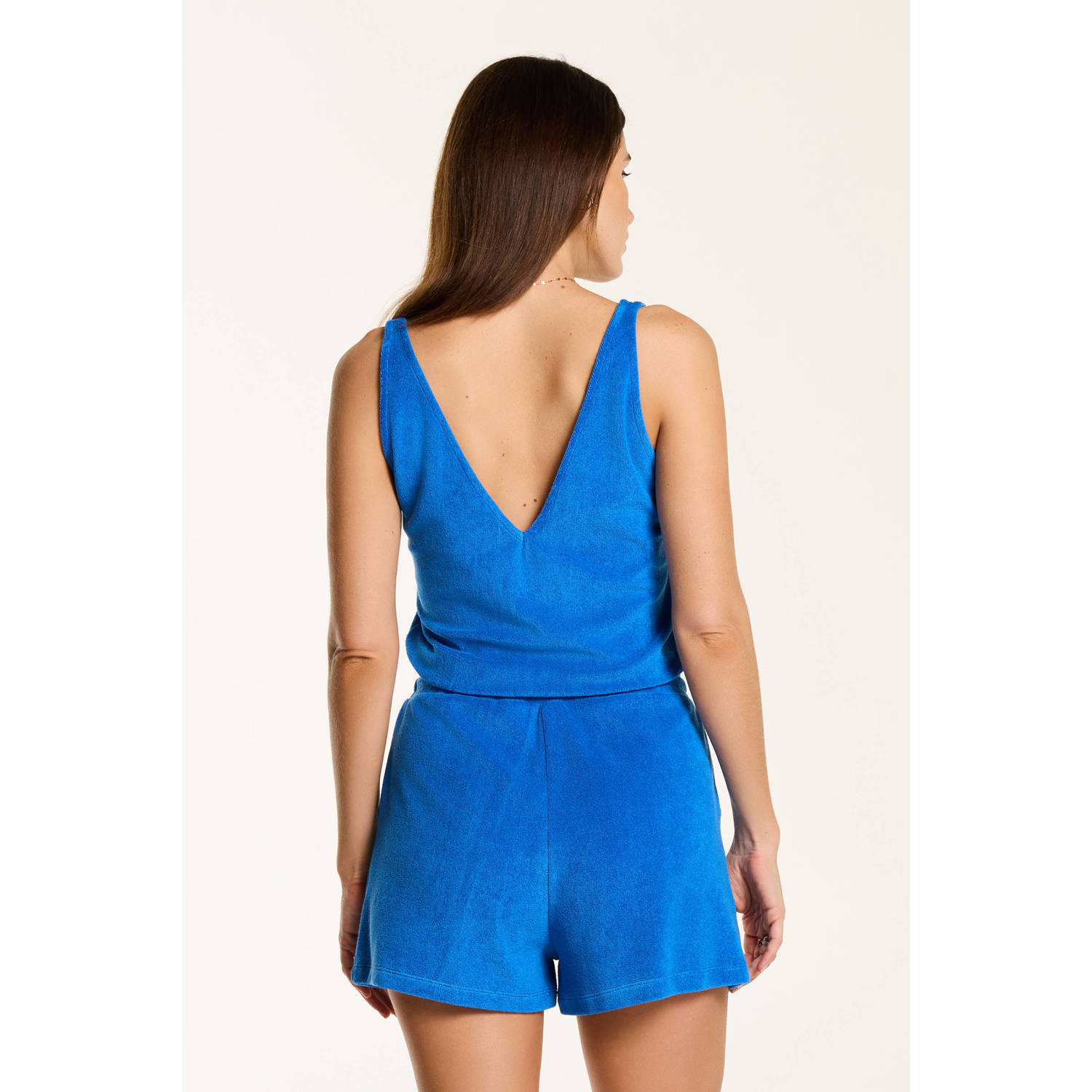 Shiwi badstof jumpsuit Fiji blauw