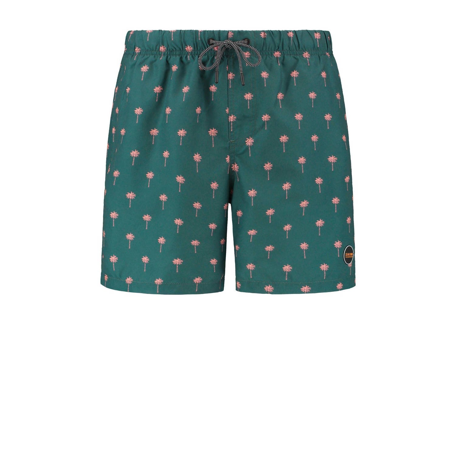 SHIWI Heren Zwembroeken Men Swimshort Palm Groen