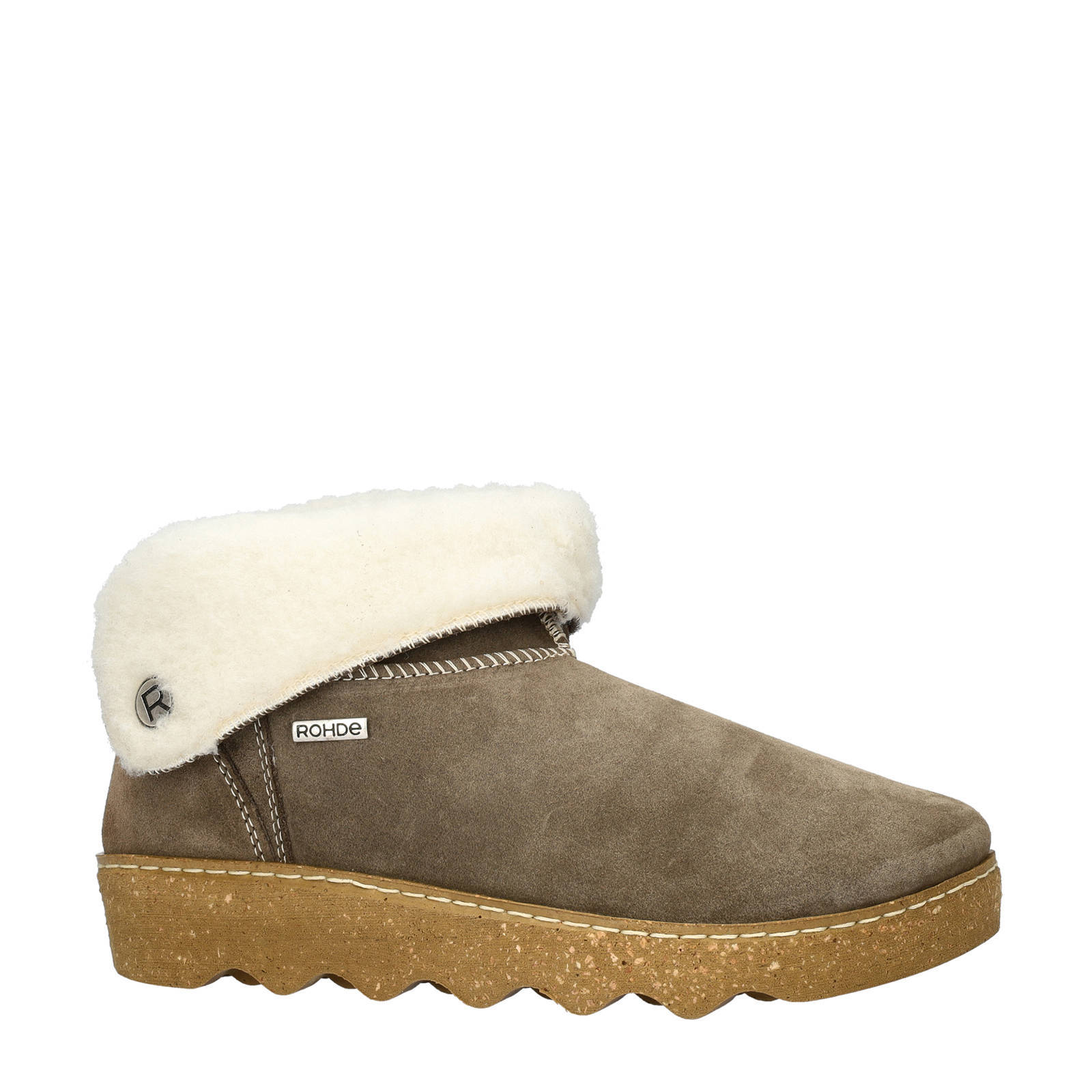 Rohde Odda, Pantofole Basse Donna, Braun Earth 77, 41 EU
