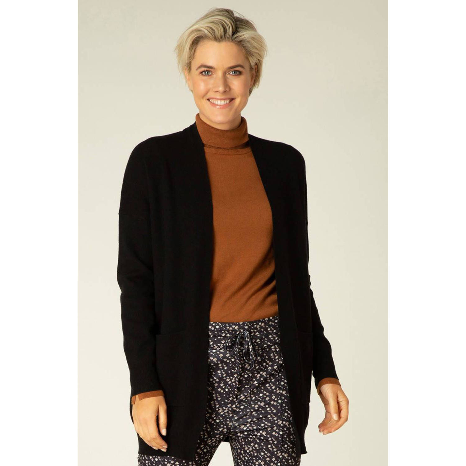ES&SY gebreid vest zwart